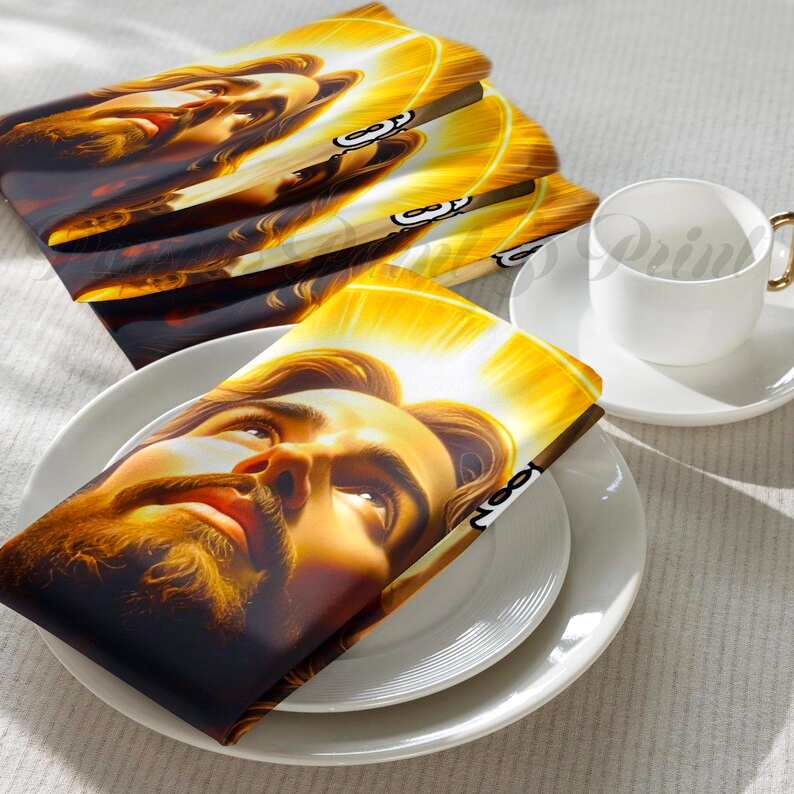 Light Of Christ Cloth Napkin