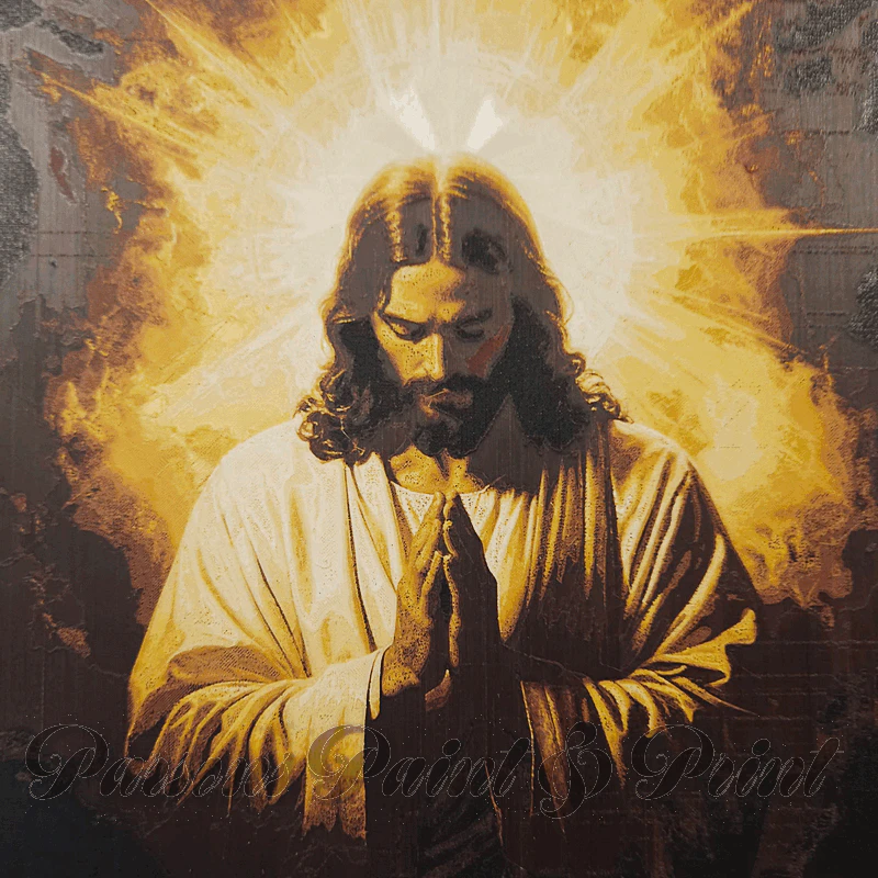 Man Of Sorrows Layered Wall Art