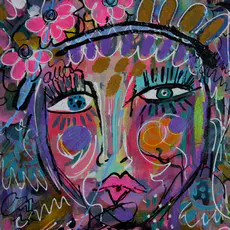 Acrylic on canvas painting by Carmen